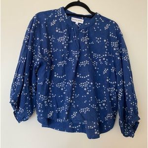 A Piece Apart Cotton Blouse 3/4 puff sleeve